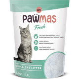 Pawmas Fresh Kokulu Topaklanan İnce Taneli Kristal Kedi Kumu 3.4 lt