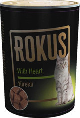 Rokus Yürek Parça Etli Yaş Kedi Maması 410 gr