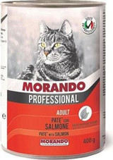 Morando Professional Somon Kıyılmış Yaş Kedi Maması 400 gr