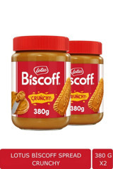 Lotus Biscoff Crunchy Karamelize Bisküvi Ezme Krem Çikolata 2x380 gr