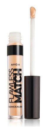 Avon Flawless Match 12N Neutral Fair Nemlendiricili Göz Altı ve Yüz Likit Fırça Kapatıcı