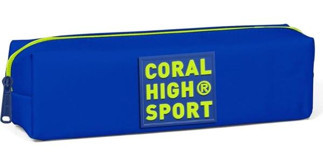 Coral High 22343 Lacivert Düz Bez Tek Gözlü Dikdörtgen Cüzdan Kalemlik