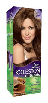 Wella Koleston Naturals Maxi 5-37 Orta Kestane Organik Amonyaksız Vegan Krem Saç Boyası 50 ml