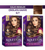 Wella Koleston 6-7 Çikolata Kahve Krem Saç Boyası 2x50 ml