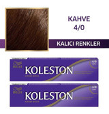 Wella Koleston Single 4-0 Kahve Krem Saç Boyası 2x50 ml