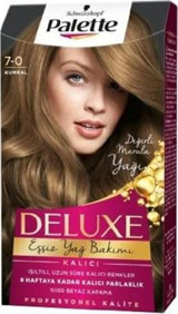 Palette Deluxe 7-0 Kumral Krem Saç Boyası 24x50 ml