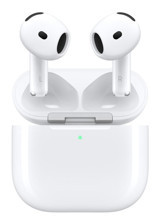 AirPods 4 Su Geçirmez 6 Mikrofonlu 5.3 Silikonsuz Kablosuz Kulak İçi Bluetooth Kulaklık Beyaz