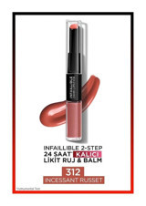 L’Oréal Paris Infaillible 2 Step 312 Incessant Russet Kalıcı Mat Likit Fırçalı Ruj