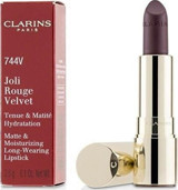 Clarins Joli Rouge 744 Plum Mat Krem Lipstick Ruj