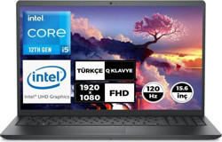 Dell Vostro 3520 N5315PV3520U033 Harici Intel Iris Xe Graphics Eligible Intel Core i5 1235U 32 GB Ram 1 TB HDD + 1 TB SSD 15.6 inç Full HD Windows 11 Pro Laptop