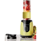 Karaca Blendfit Go 600 ml Plastik Hazneli Buz Kırıcılı 4 Bıçaklı Tekli Mini Blender Sarı