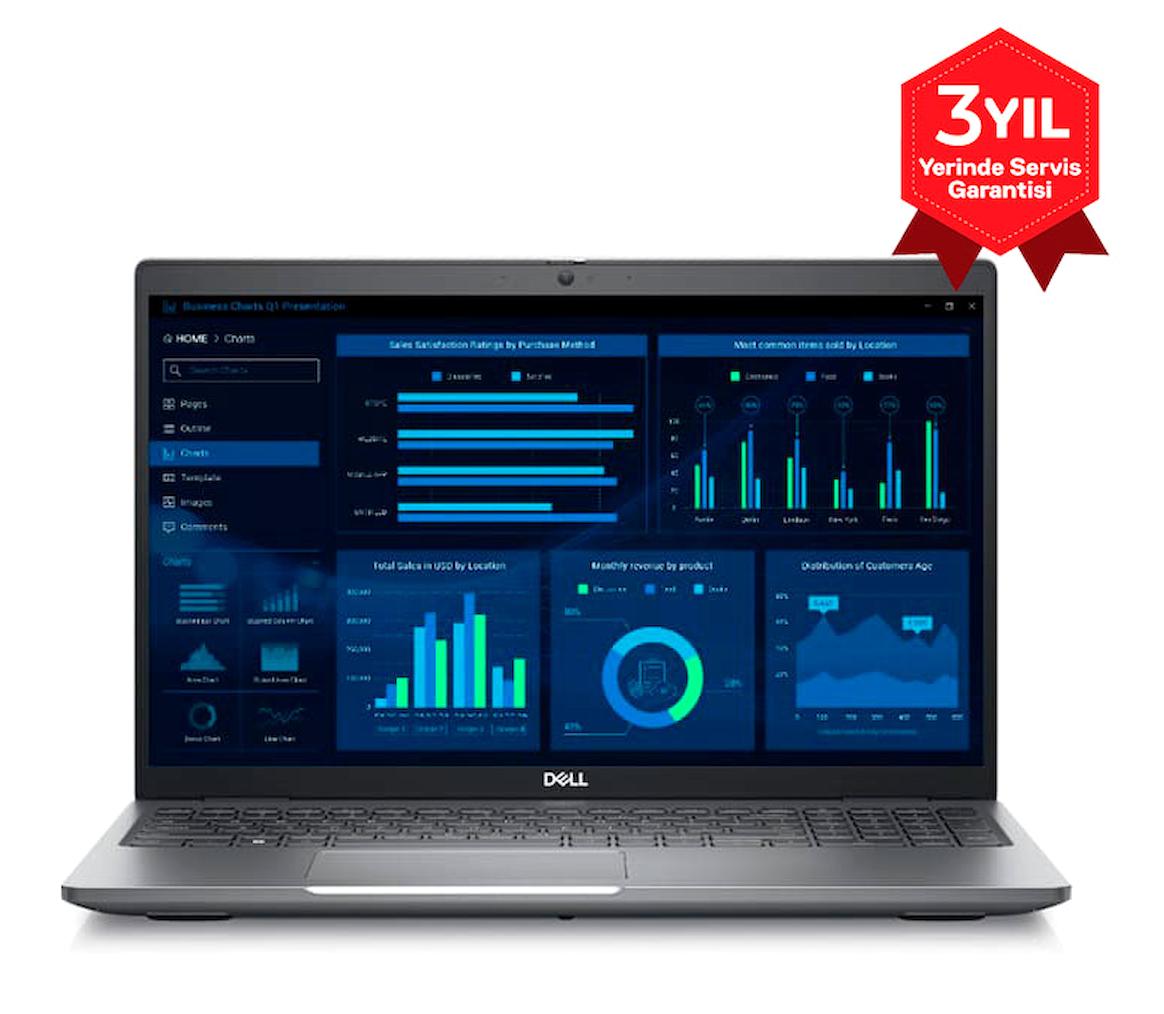 Dell Precision M3581 VPro XCTOP3581EMEA-VP-1-16 Harici RTX A500 Intel Core i7 13800H 16 GB Ram 512 GB SSD 15.6 inç Full HD Windows 11 Pro Laptop