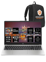 HP 255 G10 8A547EA Harici AMD Radeon RX Vega 7 AMD Ryzen 5 7530U 12 GB Ram 1 TB SSD 15.6 inç Full HD FreeDos Laptop + PER4 Çanta