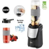 Fakir Pb 1001 570 ml Plastik Hazneli Çift Bıçaklı Kişisel Tekli El Blender Siyah