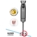 Goldmaster Maximix Turbolu 4 Bıçaklı Tekli El Blender Antrasit