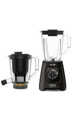 Tefal Blendforce 2 in 1 1500 ml Plastik Hazneli 6 Bıçaklı Tekli Sürahili Blender Siyah