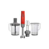 Korkmaz Vertex Mega 1250 ml Plastik Hazneli Buz Kırıcılı Turbolu 4 Bıçaklı 4'lü Blender Seti Nar Çiçeği