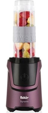 Fakir Dynamic Violet 570 ml Plastik Hazneli Buz Kırıcılı Çift Bıçaklı Kişisel Mini El Blender Turkuaz