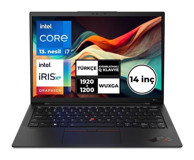 Lenovo Thinkpad X1 Carbon 21HNSB4CY2BT3 Harici Intel Iris Xe Graphics Eligible Intel Core i7 1355U 32 GB Ram 4 TB SSD 14 inç Full HD Windows 11 Pro Laptop