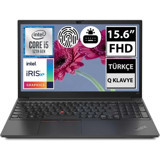 Lenovo Thinkpad E15 21E6006RTX01 Harici Intel Iris Xe Graphics Eligible Intel Core i5 1235U 8 GB Ram 512 GB SSD 15.6 inç Full HD FreeDos Laptop