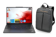 Lenovo Thinkpad E16 Gen 1 21JN0005TX ATL46 Harici Intel Iris Xe Graphics Eligible Intel Core i5 1335U 24 GB Ram 512 GB SSD 16 inç Full HD Windows 11 Pro Laptop + Çanta