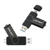 Jaster Mini Çift Taraflı USB 3.0 Usb Type-A 64 GB Flash Bellek Siyah