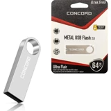 Concord Ultra Flair Concord Mini USB 3.0 Usb Type-A 64 GB Flash Bellek Gümüş