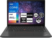 Lenovo Thinkpad T14 Gen 4 21HES91FTX 023 Harici Intel Iris Xe Graphics Eligible Intel Core i7 1355U 24 GB Ram 2 + 2 TB SSD 14 inç WUXGA Windows 11 Pro Laptop