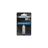 Hi-Level Şifreli Çift Taraflı USB 2.0 Usb Type-A Micro-A 32 GB Flash Bellek Gümüş