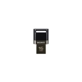 Sony Usm16Sa3 Mini Çift Taraflı USB 2.0 Usb Type-A 16 GB Flash Bellek Siyah