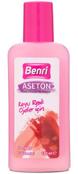 Benri Koyu Renk Ojeler Için Aseton 130 ml