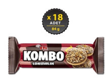 Eti Kombo Lokmalik Çikolatalı Bisküvi 18x84 gr