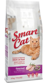 Smart Cat Tavuk-Ciğer Yetişkin Kuru Kedi Maması 10 kg