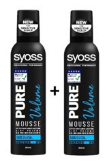 Syoss Pure Volume Normal Saçlar İçin Şekillendirici Hacim Veren Saç Köpüğü 2x250 ml