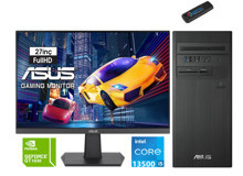 Asus Expertcenter H1S500TE-5135000020W60 Harici GeForce GT 1030 Intel Core i5 13500 64 GB Ram 4 TB SSD Tower Windows 11 Pro 27 inç Monitörlü Masaüstü Oyuncu Bilgisayarı + Zetta Flash Bellek