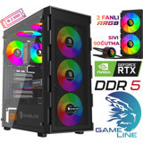 Gameline GL-09 Harici GeForce RTX 4060 AMD Ryzen 5 8400F 16 GB Ram DDR5 500 GB SSD Tower FreeDos Masaüstü Oyuncu Bilgisayarı