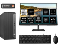 Hp Pro 400 G9 6U3M8EAMNT1395 Harici Radeon RX 550 Intel Core i5 12400 48 GB Ram 4 TB SSD Tower Windows 11 Home 21.5 inç Monitörlü Masaüstü Oyuncu Bilgisayarı + PER4 BELLEK