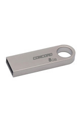 Concord Ultra Flair C-U8 Mini Çift Taraflı USB 2.0 Usb Type-A 8 GB Flash Bellek Gri