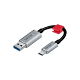Lexar Jumpdrive C20C Şifreli Çift Taraflı USB 3.1 Lightning Usb Type-C 64 GB Flash Bellek Gri
