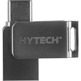Hytech Hy-Xufot Şifreli Mini Çift Taraflı USB 3.0 Usb Type-A Type-C 32 GB Flash Bellek Gri