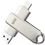 DM PD189 Çift Taraflı USB 3.1 Usb Type-A Type-C 256 GB Flash Bellek Gri