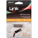 Linktech U232 Çift Taraflı USB 2.0 Usb Type-C 32 GB Flash Bellek Gri