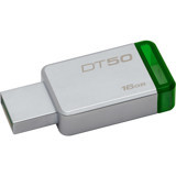 Kingston Data Traveler50 Mini USB 3.0 Usb Type-A 16 GB Flash Bellek Yeşil