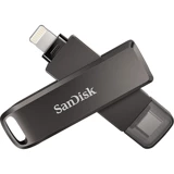 Sandisk IXpand Luxe Sdıx70N-064G-Gn6Nn Çift Taraflı USB 3.1 Usb Type-C 64 GB Flash Bellek Gri