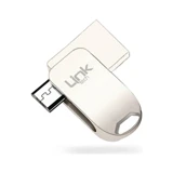 Linktech Lof-O508 Mini Çift Taraflı USB 3.0 Micro Usb 8 GB Flash Bellek Gümüş
