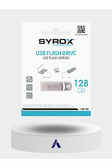 Syrox SYX-Um128 USB 2.0 Usb Type-A 128 GB Flash Bellek Gümüş