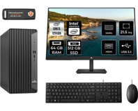 Hp Pro 400 G9 6U3M8EAMNT347 Dahili Intel UHD Graphics 730 Intel Core i5 12400 64 GB Ram 512 GB SSD Tower FreeDos 21.5 inç Monitörlü Masaüstü Bilgisayar + PER4 BELLEK