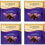 Godiva Kare Bitterli Çikolata 240 gr 4 Adet