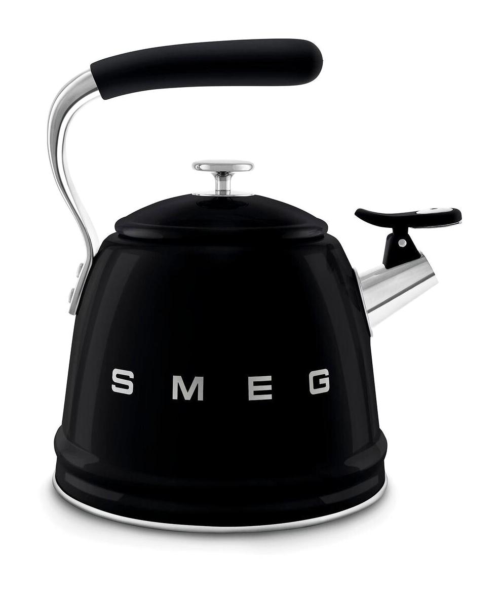 Smeg CKLW2001 Çelik 2.3 lt 2000 W Düdüklü Retro Siyah Kettle