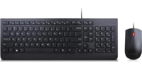 Lenovo 4X30L79920 Sessiz Ergonomik Siyah Kablolu Klavye Mouse Seti